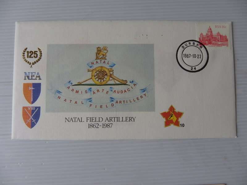 RSA (1987) - SADF #10 Natal Field Artillery Illustrated FDC