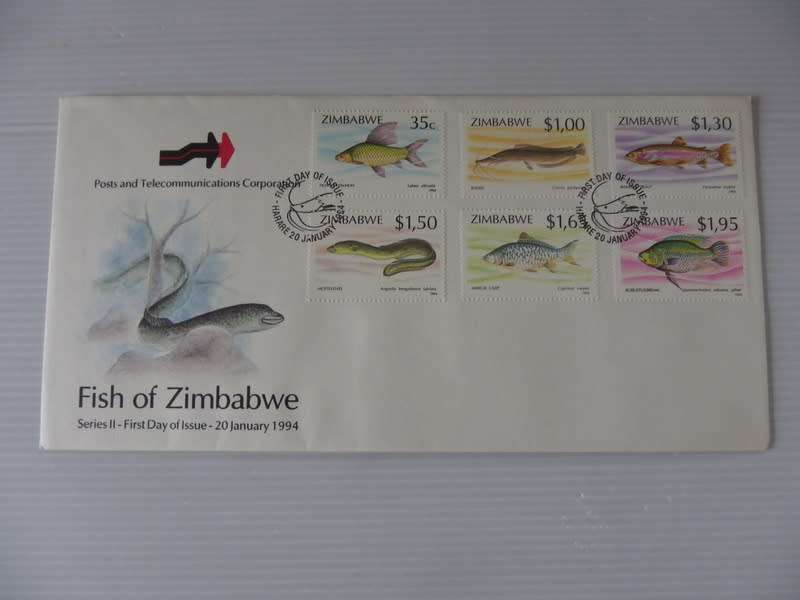 Zimbabwe (1994) - Fish of Zimbabwe Illustrated FDC