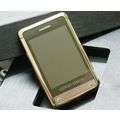 !! HOT Arrival !!- Fashion Armani Brown Dual-SIM-Dual-Standby Flat TouchScreen Cellphone!(F528B)