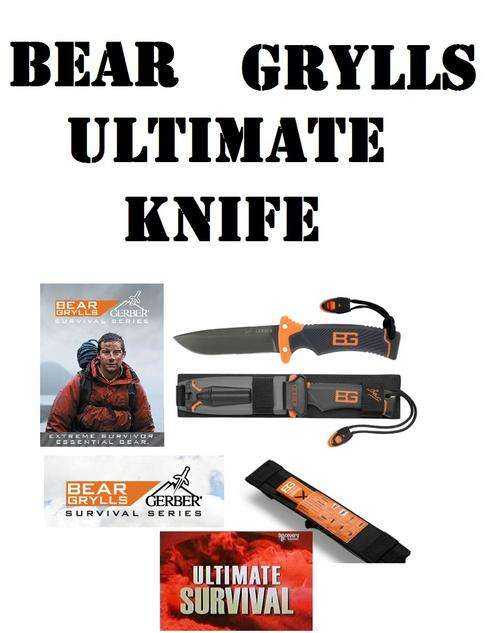 BEAR GRYLLS ULTIMATE SURVIVOUR  SERIES KNIFE R1140.00