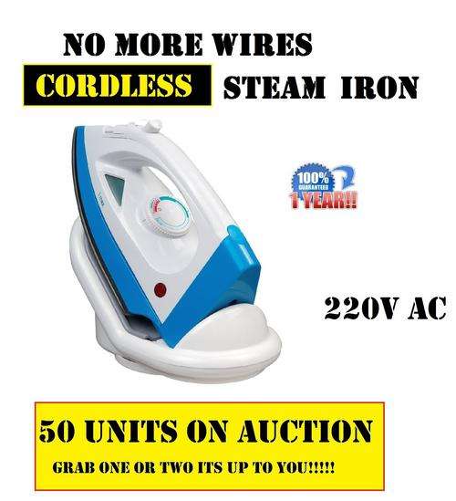 LATEST WIRELESS STEAM IRON WITH FANCY STAND BY OLIVE R879.00