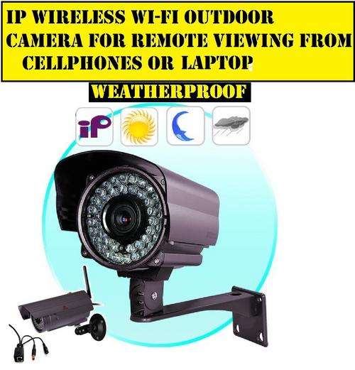 OUTDOOR IP REMOTE NIGHTVISION CAMERA VIEWABLE BY CELLPHONE MOTION DETECTION R3895.99