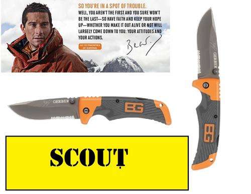 RED HOT SPECIAL BEAR GRYLLS SCOUT KNIFE R739.95...