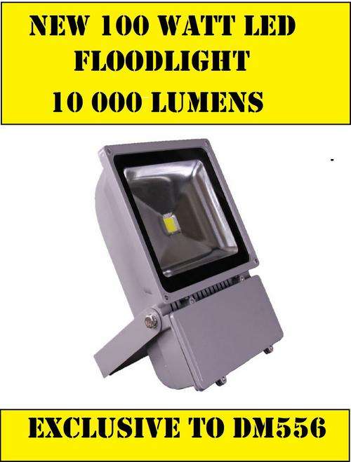 NEW  100WATT LED FLOODLIGHT  R3985.00