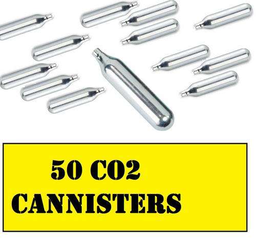 50 CO2 CANNISTERS UP FOR GRABS