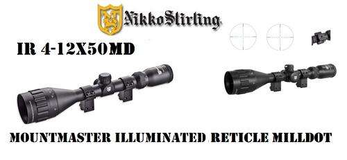 NIKKO STIRLING IR 4-12X50MD ILLUMINATED RETICLE R2295.00