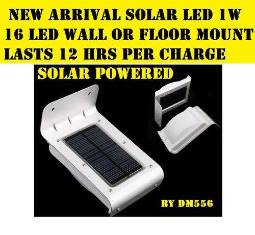 NEW SOLAR OUTDOOR LIGHT LED LAST 12 HOURS R649.00