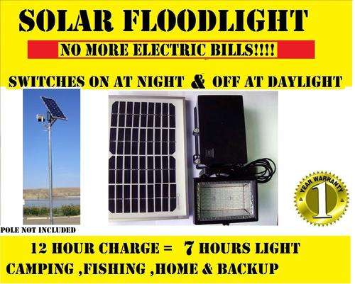 SOLAR FLOOD LIGHT 54 LED 20 WATT LED R2500.00