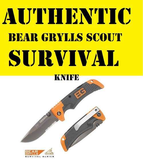 AUTHENTIC BEAR GRYLLS SCOUT KNIFE R739.95...