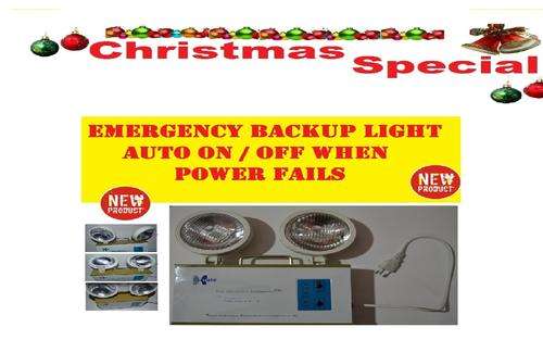 BACKUP EMERGENCY LIGHT - AUTO ON WHEN POWER FAILS R799.95