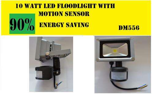 10 WATT LED FLOODLIGHT WITH MOTION SENSOR R699.99
