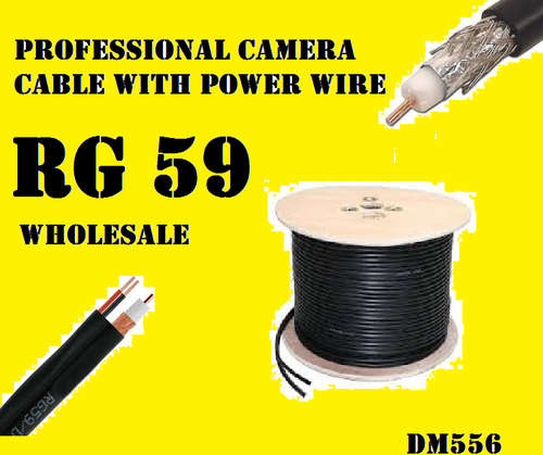 RG 59 CAMERA CABLE WITH POWER WIRE 100 M - R499.95