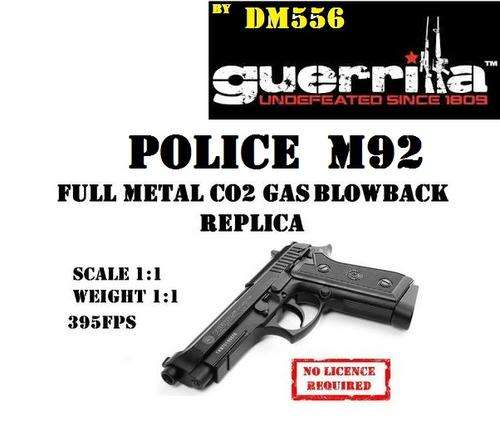 new FULL AUTO & SEMI limited Special POLICE M92 FS FULL METAL HEAVY FULL WEIGHT 4.5MM BLOWBACK R2999