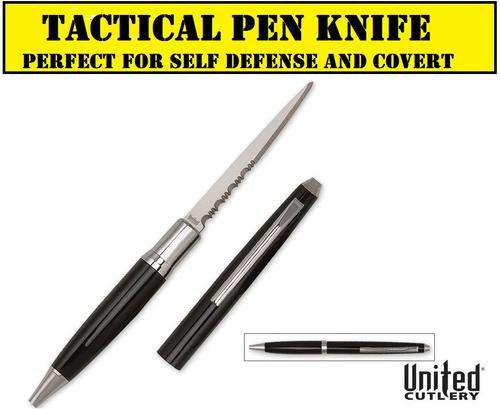 SELF DEFENSE TACTICAL PEN BLADE BLK SERATED R1150.00