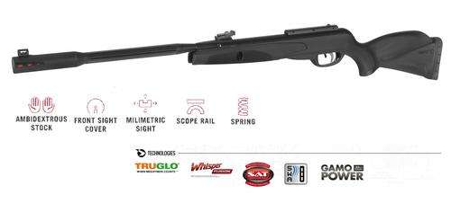 I ONLY GAMO BLACK FUSION 1295 FPS WHEN SHOT WITH PBA ALLOY PELLETS  R3699.95