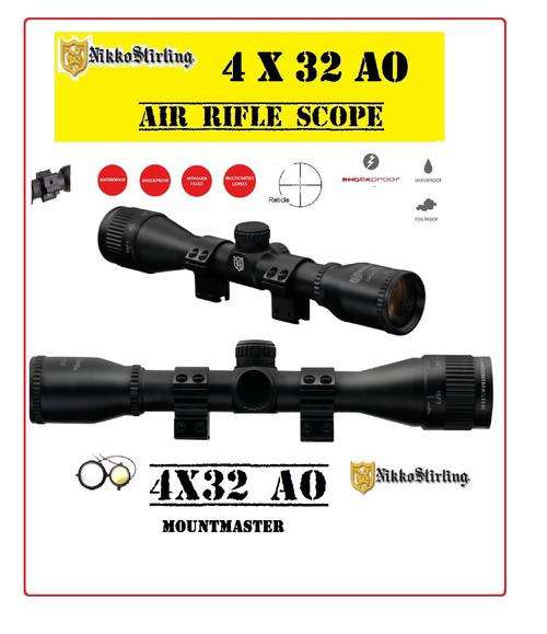 100% original NIKKO STIRLING AIR KING 4X32 AO AIR RIFLE SCOPE R1299.95