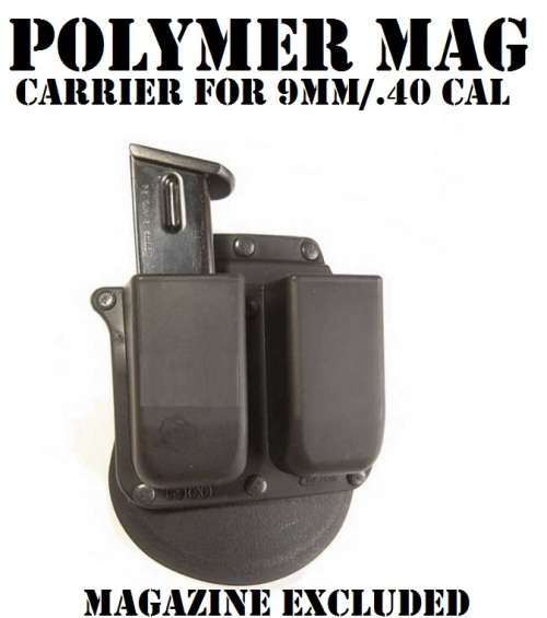 GLOCK .40 /9MM H&K 40  / 9MM POLYMER MAGAZINE CARRIER  R595.00