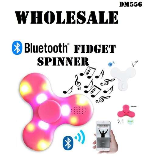BLUETOOTH FIDGET SPINNER  WITH FLASHING LED  R390.00
