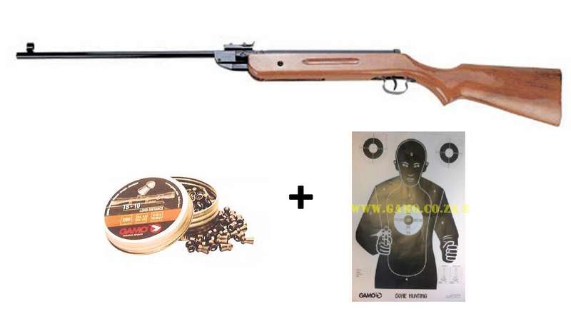 B1 PELLET GUN + 250  GAMO PELLETS FREE + A JUMBO MAN TARGET FREE