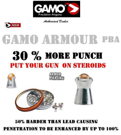 NEW GAMO PBA  ARMOUR PIERCING ROUNDS .177 CAL 4.5MM