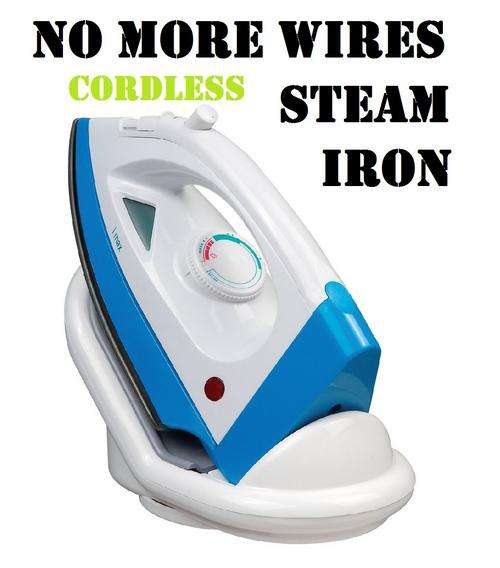WIRELESS STEAM IRON WITH FANCY STAND BY OLIVE R879.00