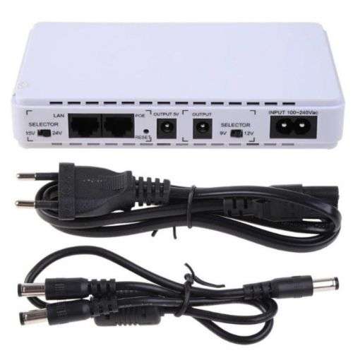 UltraLan Mini DC UPS and Powerbank 8800mAh