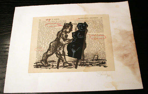 WILLIAM KENTRIDGE - EROS IN SCHOOL - 2001