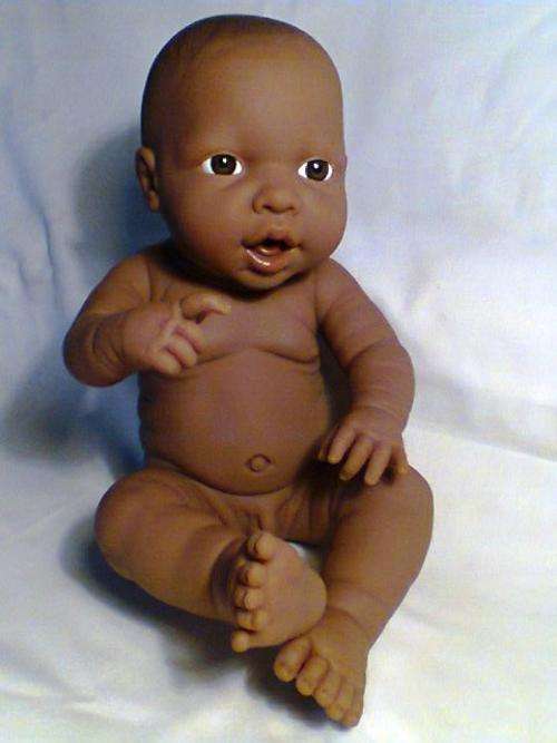 WoW A New Born Bi-Racial 16" or 42cm" Bayer " Boy Doll with Beautiful & Exact 100% Detail EXCELLENT