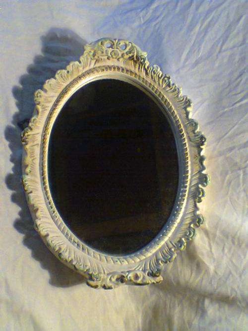 A AWESOME  Very Old Vintage HEAVY Ornate Wall Mirror. Ideal Gift. In good Condition for it's Age.