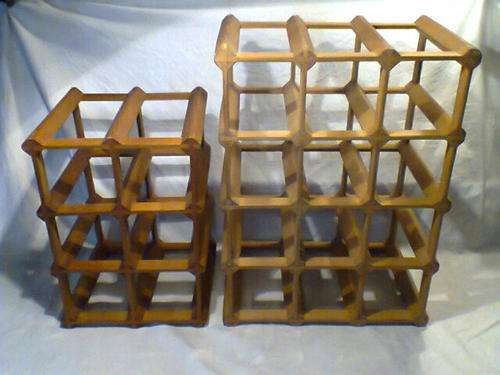 A must have for the Collector, 1 Small & 1 Large Beautiful Vintage Wine Racks Clean condition.