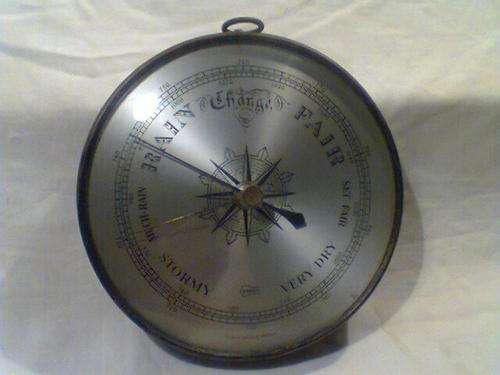 A Real Old ususal Large " BARIGO" Barometer made in Western Germany. In good condition For it's Age.