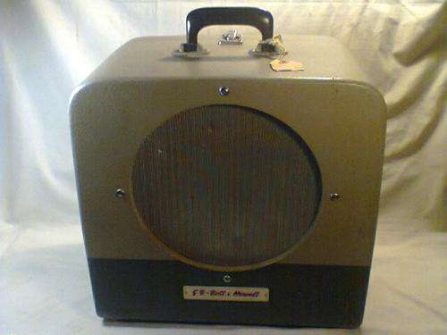 For Projector/Radio or P.A. System. Large "G B - Bell & Howell" with GB 12"Speaker in original Case.