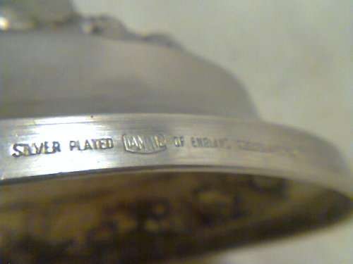 1930's "IANTHE" Silver Plated 2 arm Candlestick English made measuring: 230mm Tall x 265mm Wide.