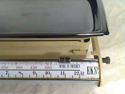 Awesome " EKS Sweden " Baby/Kitchen Scale up to 12.5Kg. In Good Second hand condition.