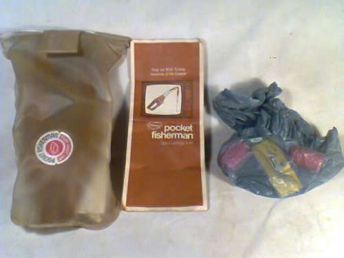 Rare 1972 Pocket Fishing Rod made by "POPEIL'S"It fold's up into small package.Ideal to travel with.