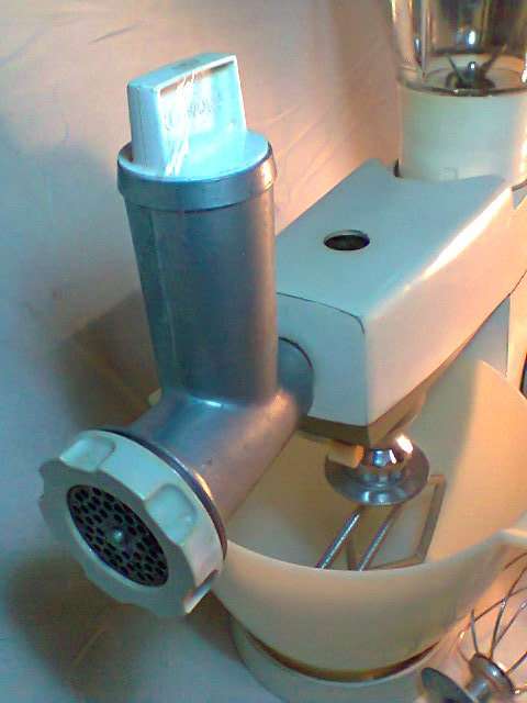 A Genuine 1960's KENWOOD CHEF with accessories and in excellent working second hand used condition
