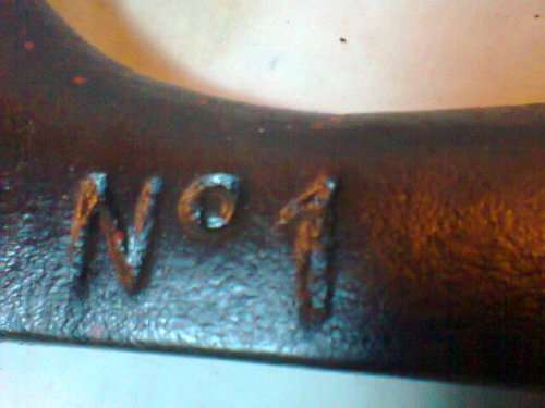 First one in a long time on BoB. Old Scarce 1910's Cast Iron Shoe las No1 for the Man Cave display.