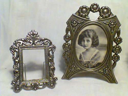 Awesome Victorian from a Estate Auctio 4 miniature Pewter Frames. Sizes from 100mm Tall down to 65mm