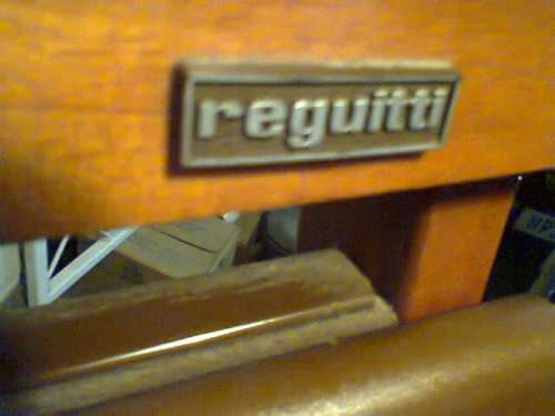 A Rare 1950's Vintage Man's Valet,Dumb Waiter With Trouser Press + Tie Rail. Manf: by "REGUITTI"