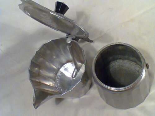 A Vintage 16 cup LARGE Peculator. Made in Italy "PPP" Napoletana Espresso Kettle with Instruction