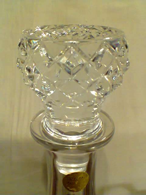 Awesome Butlers Tray, French Crystal Whiskey Heavy Decanter with label + 2 Glasses, Value R2895-