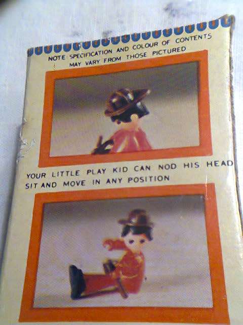 One of seven 1950's BOGI 5cm Little Play Kid Action "MINER"in original Box.Selling on Ebay at $6.27