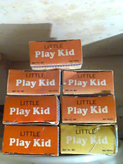 One of seven 1950's BOGI 5cm Little Play Kid Action "MINER"in original Box.Selling on Ebay at $6.27