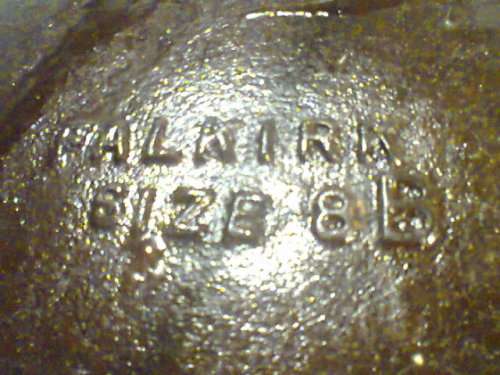 " XMAS Special" A Original EXTRA LARGE cast iron  Falkirk pot 14" No8 B in good secondhand condition