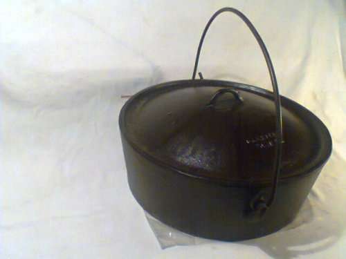 " XMAS Special" A Original EXTRA LARGE cast iron  Falkirk pot 14" No8 B in good secondhand condition