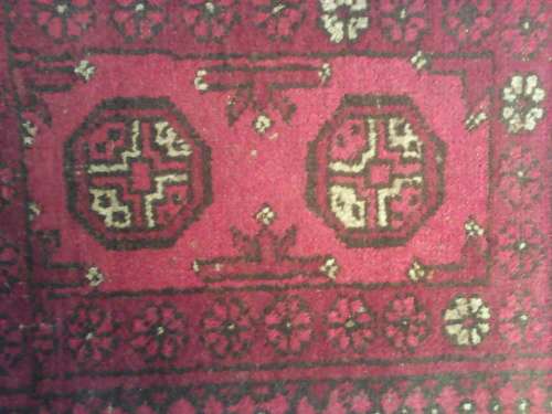 Rare Antique Prayer Rug/Carpet in excellent used condition, some wear to the fringe from Age