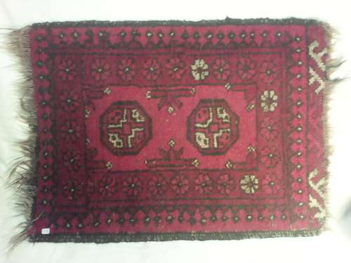 Rare Antique Prayer Rug/Carpet in excellent used condition, some wear to the fringe from Age