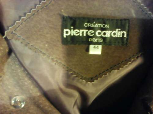 A 1970's vintage creation "Pierre Cardin" Paris Size 44 Suede genuine leather jacket.