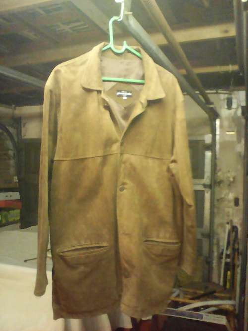A 1970's vintage creation "Pierre Cardin" Paris Size 44 Suede genuine leather jacket.
