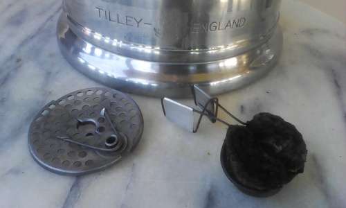 No:10560= 10 is November, year is 1956,"o"= model.Owl Tilley Gaurdsman Kerosene  Lantern + Lighter